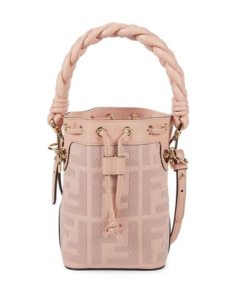 fendi pink box bag|Fendi bucket bag pink.